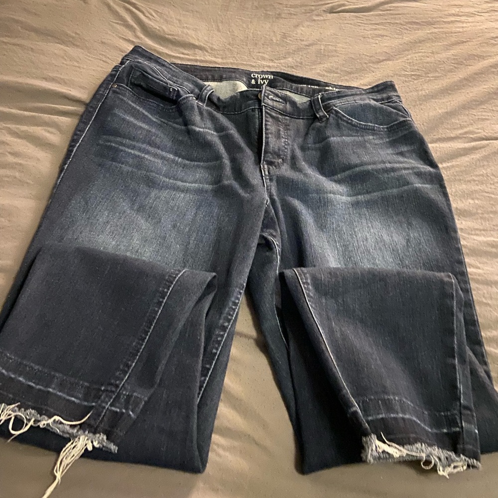 Crown and Ivy, skinny jeans, 16